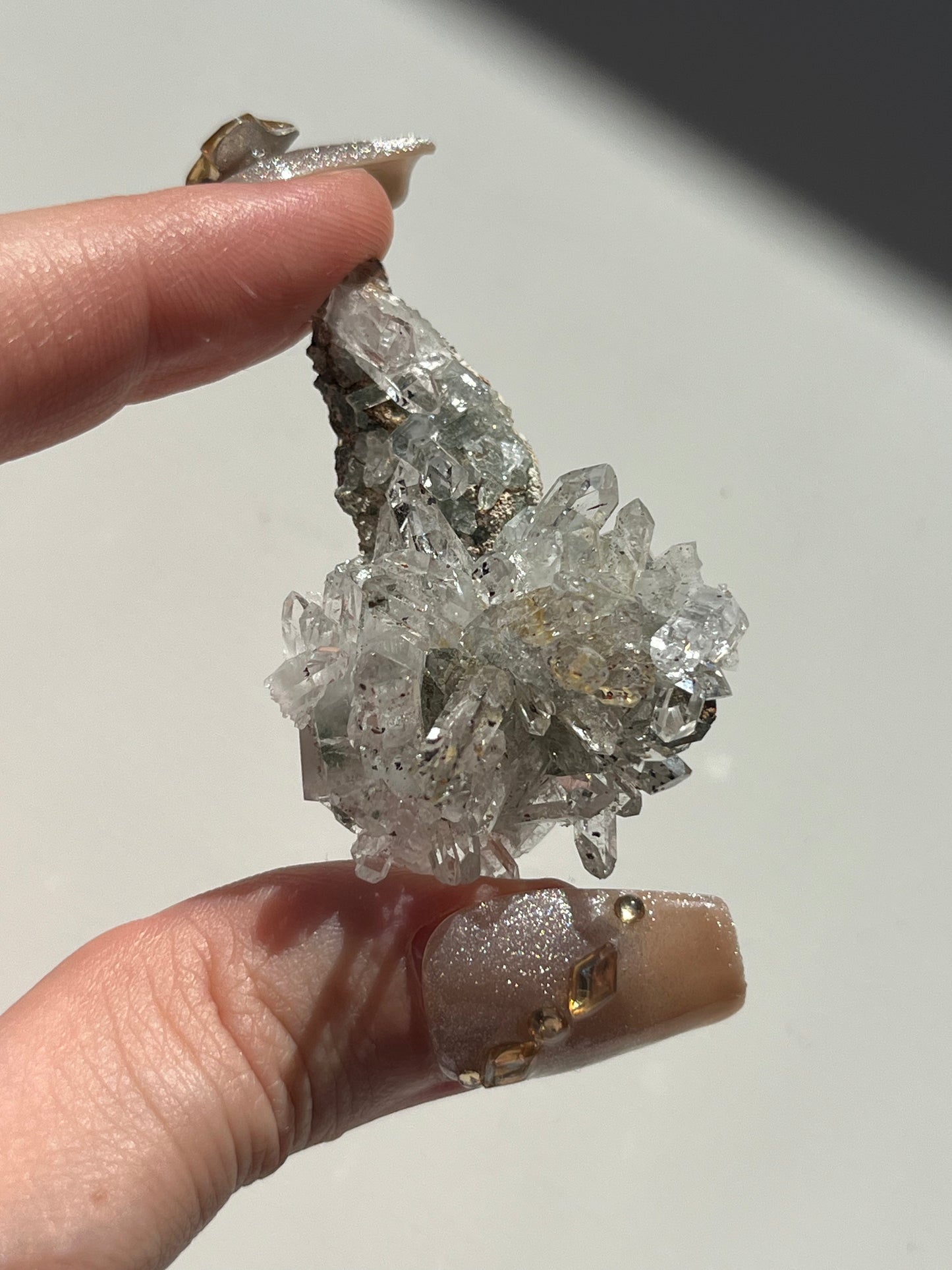 Streep Mine Quartz with Calcite Cluster (You Choose)