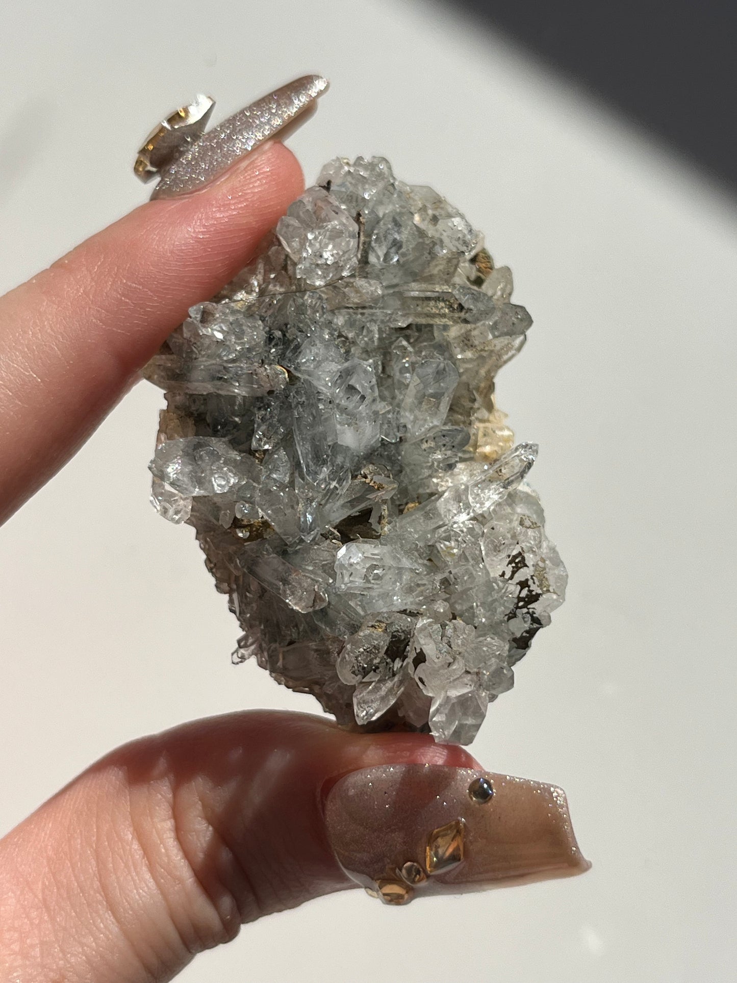 Streep Mine Quartz with Calcite Cluster (You Choose)