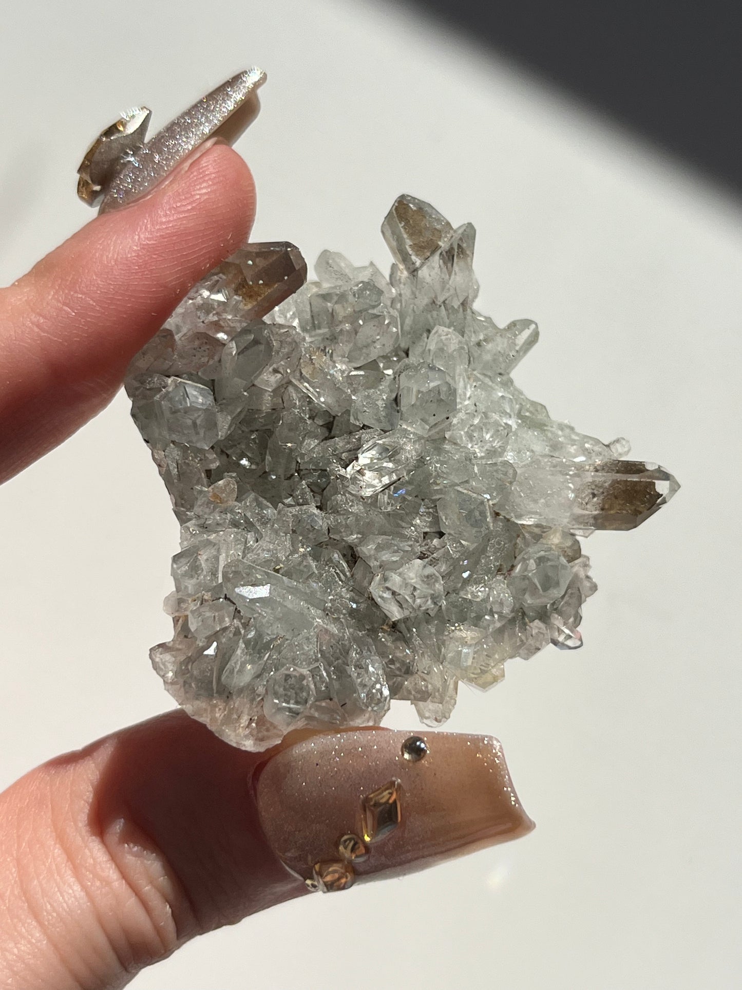 Streep Mine Quartz with Calcite Cluster (You Choose)