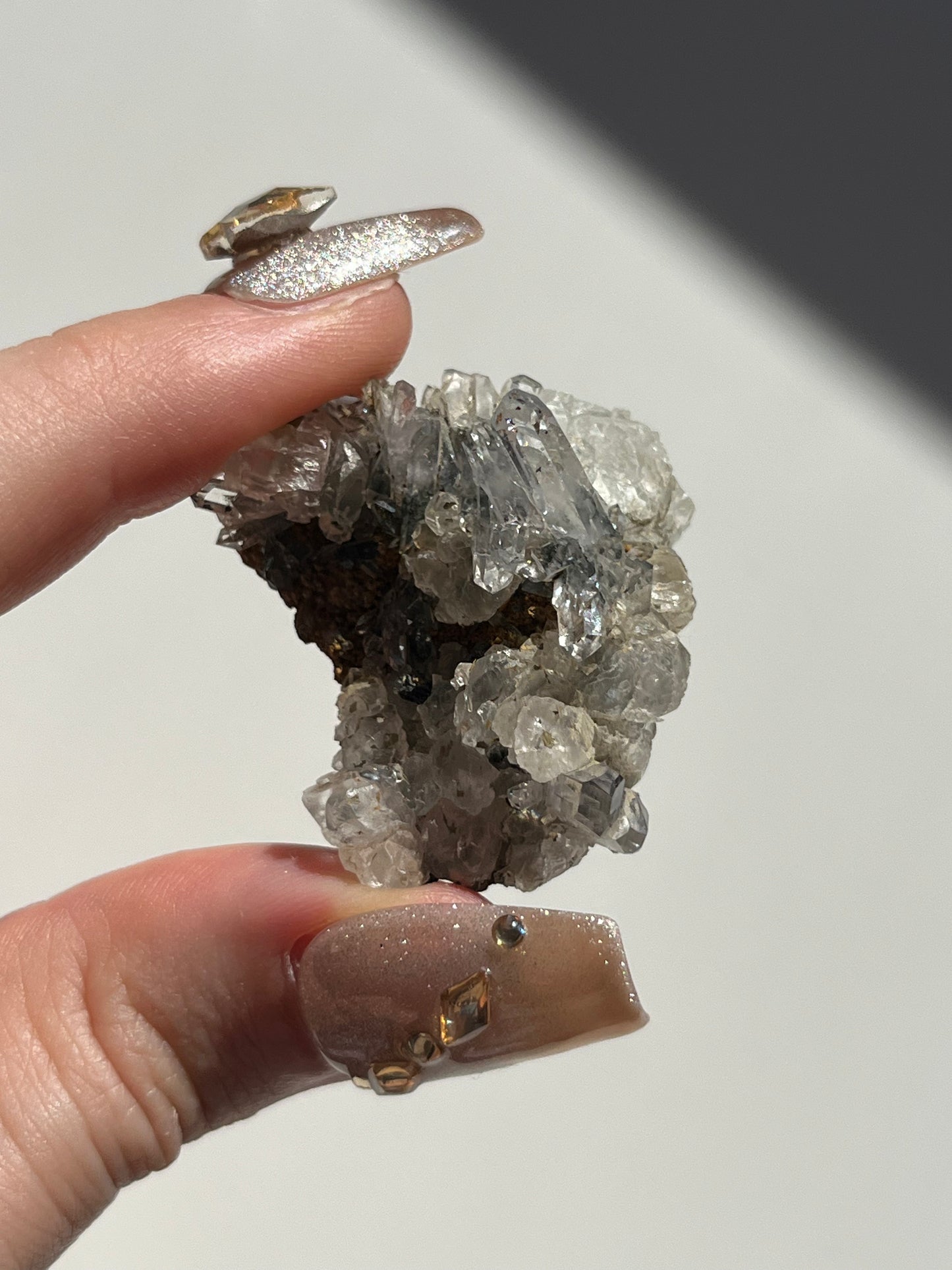 Streep Mine Quartz with Calcite Cluster (You Choose)