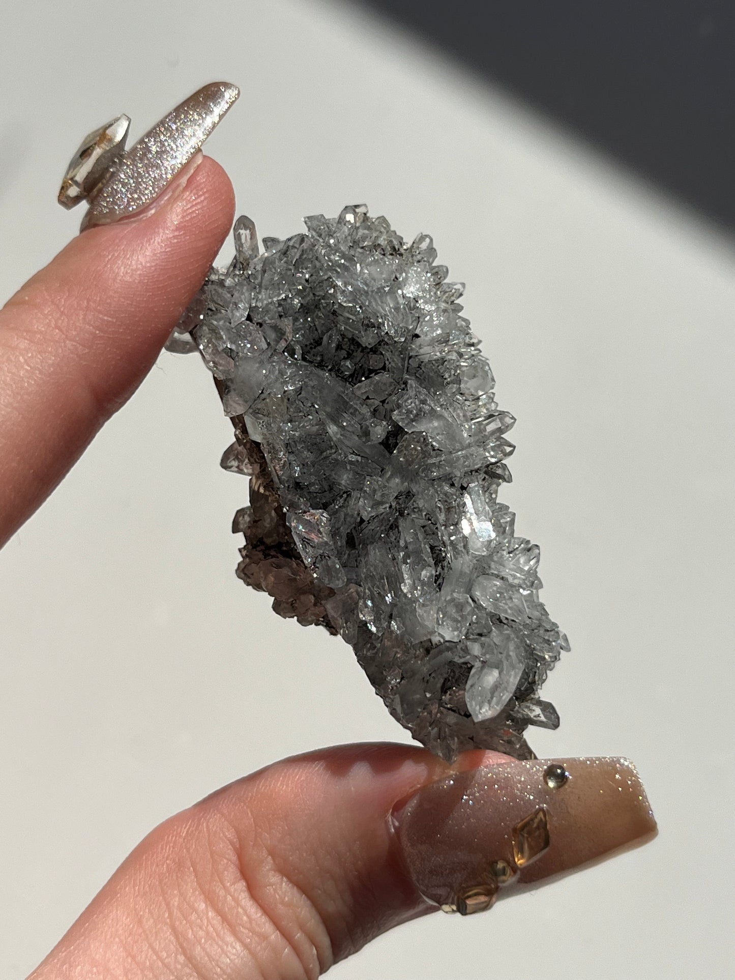 Streep Mine Quartz with Calcite Cluster (You Choose)