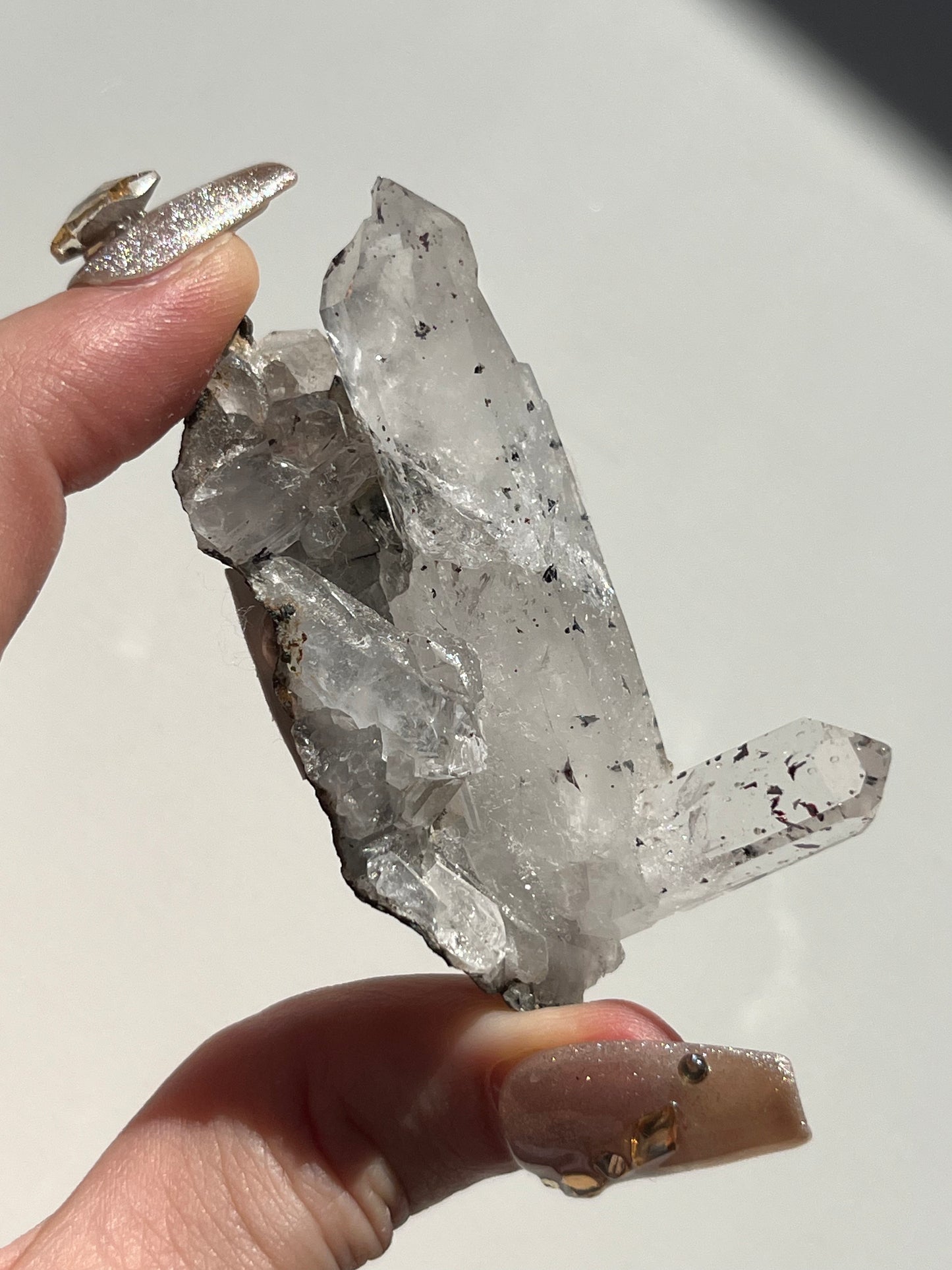 Streep Mine Quartz with Calcite Cluster (You Choose)