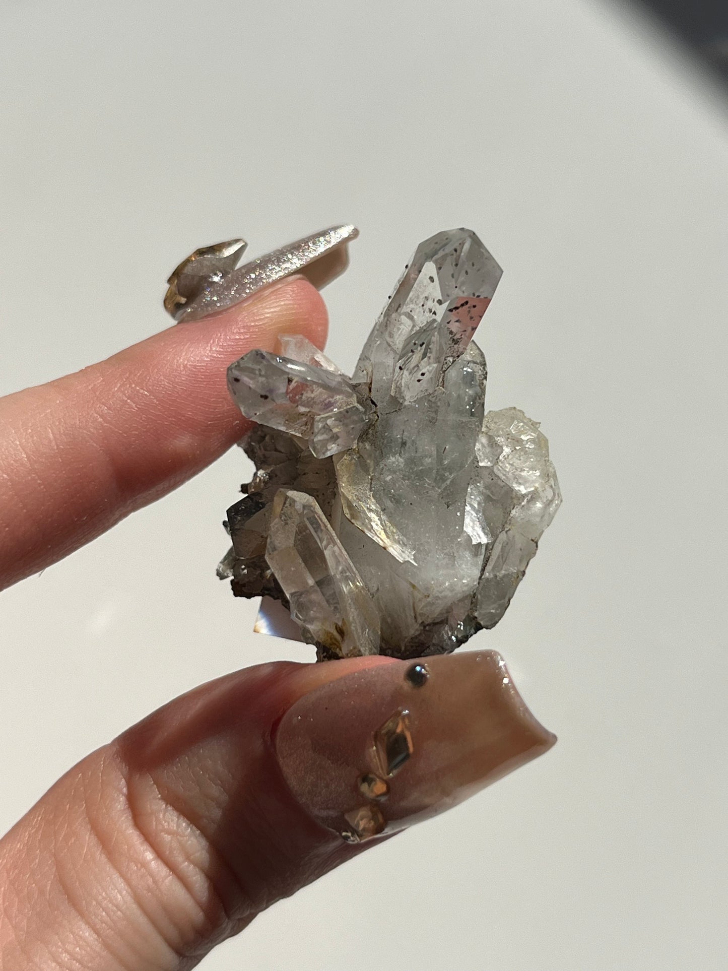 Streep Mine Quartz with Calcite Cluster (You Choose)