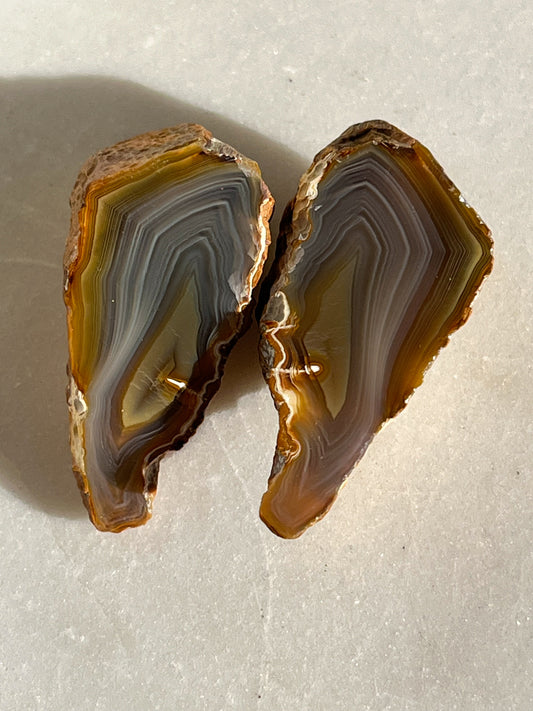 Sumatran River Agate Pair w/ Parallax #F (Collector’s Choice)