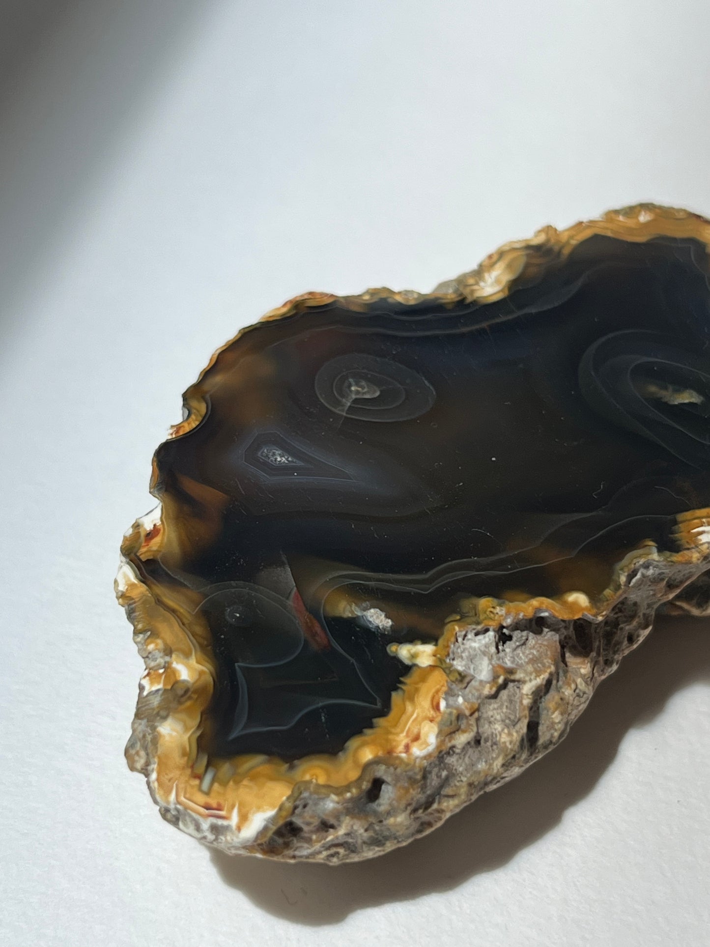 ‘Midnight Silk’ West Indonesian River Agate Pair B