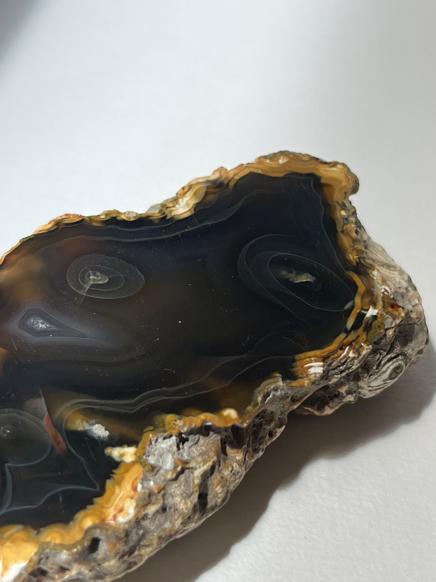 ‘Midnight Silk’ West Indonesian River Agate Pair B