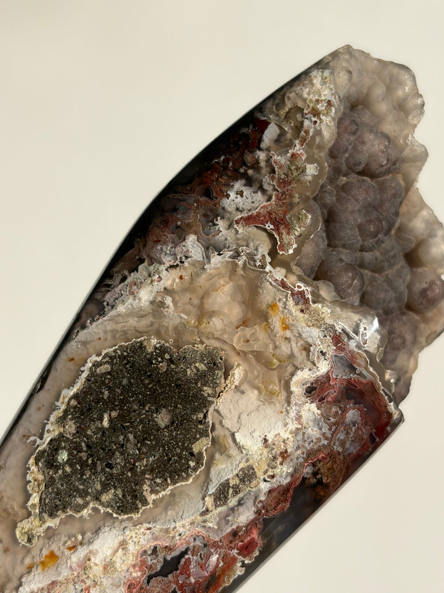 “Verdant Veils” Tembaga Moss in Chalcedony Botryoidal Freeform C