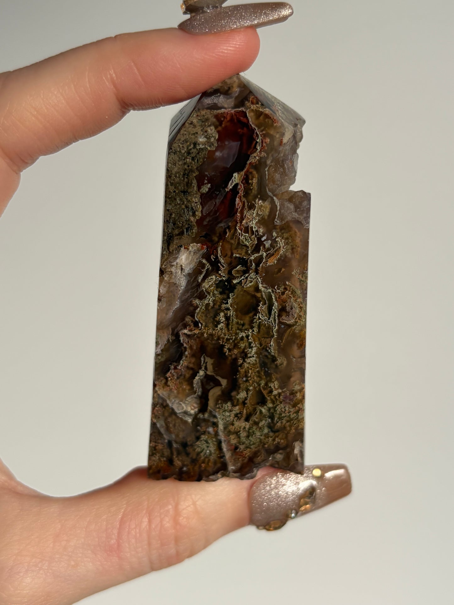 Tembaga Moss in Chalcedony Tower C