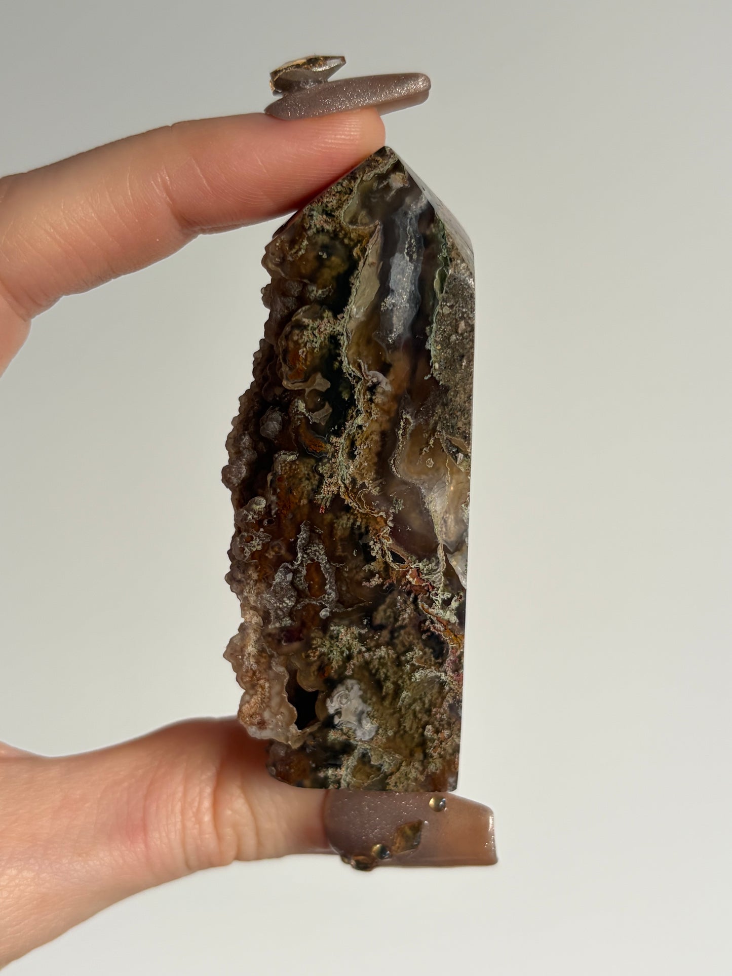 Tembaga Moss in Chalcedony Tower C