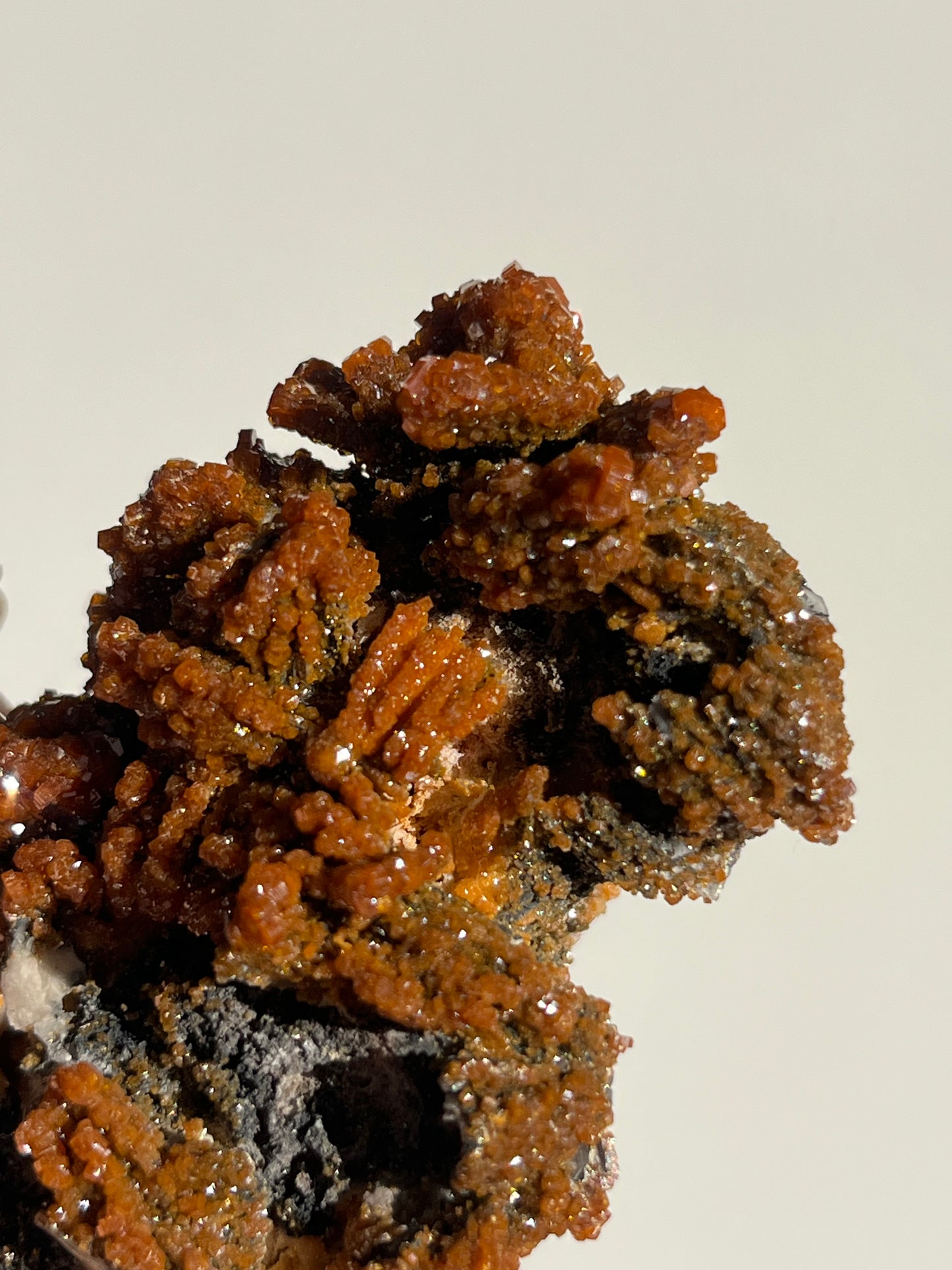 Vanadinite on Barite Specimen E