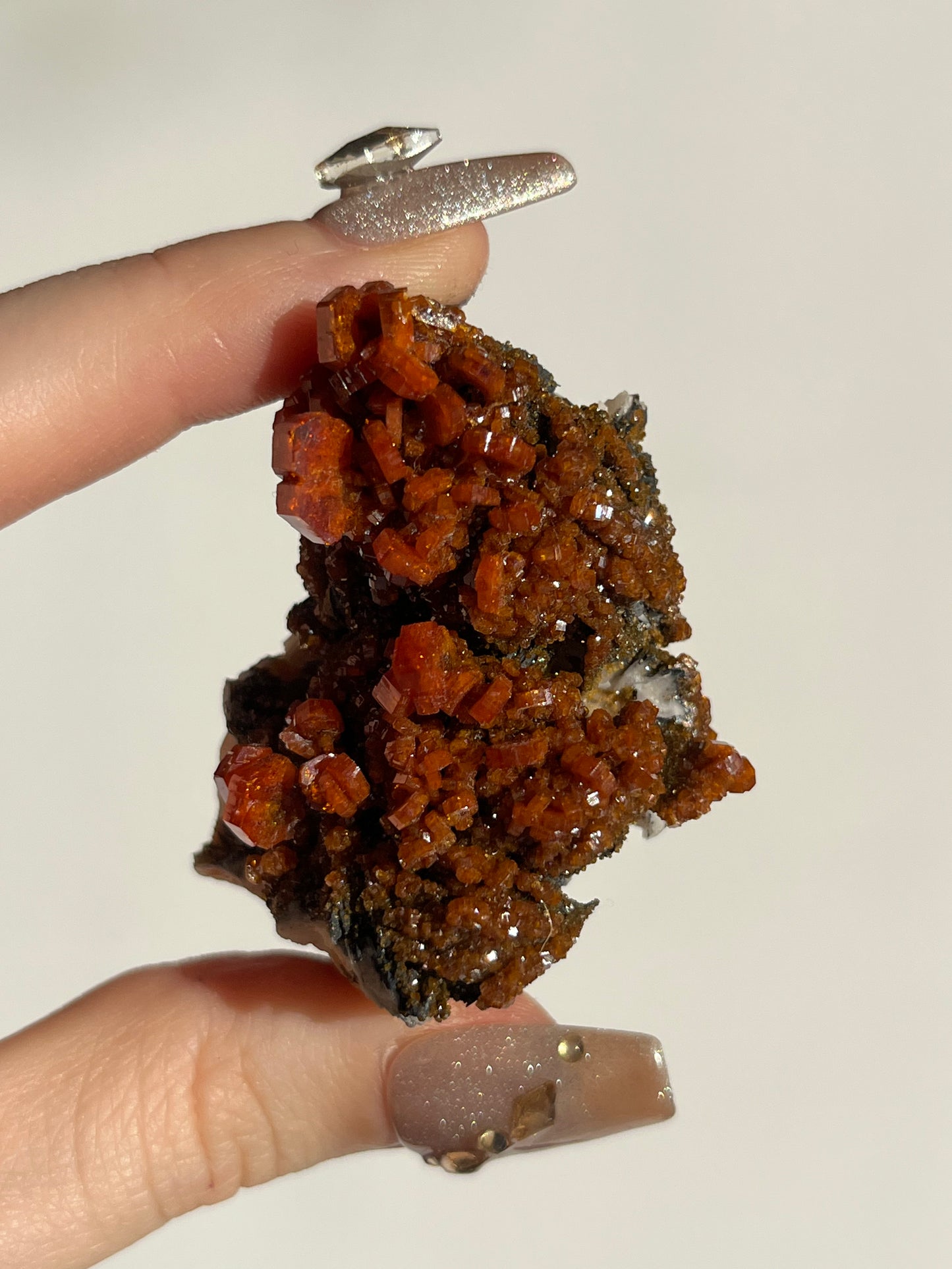 Vanadinite on Barite Specimen G