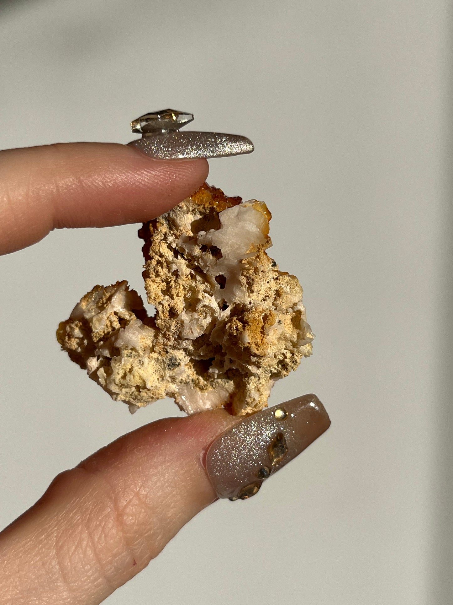 Vanadinite on Barite Specimen H