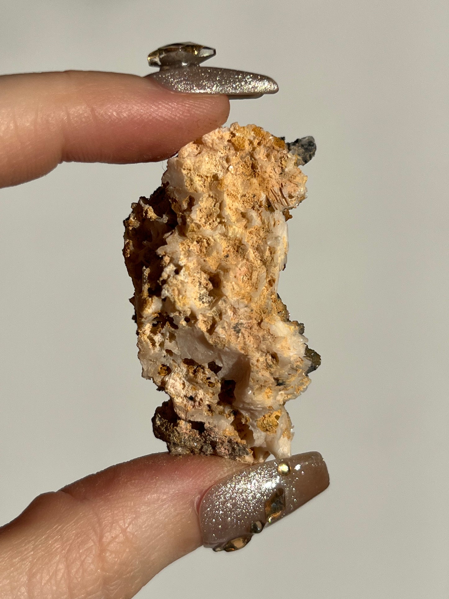 Vanadinite on Barite Specimen I