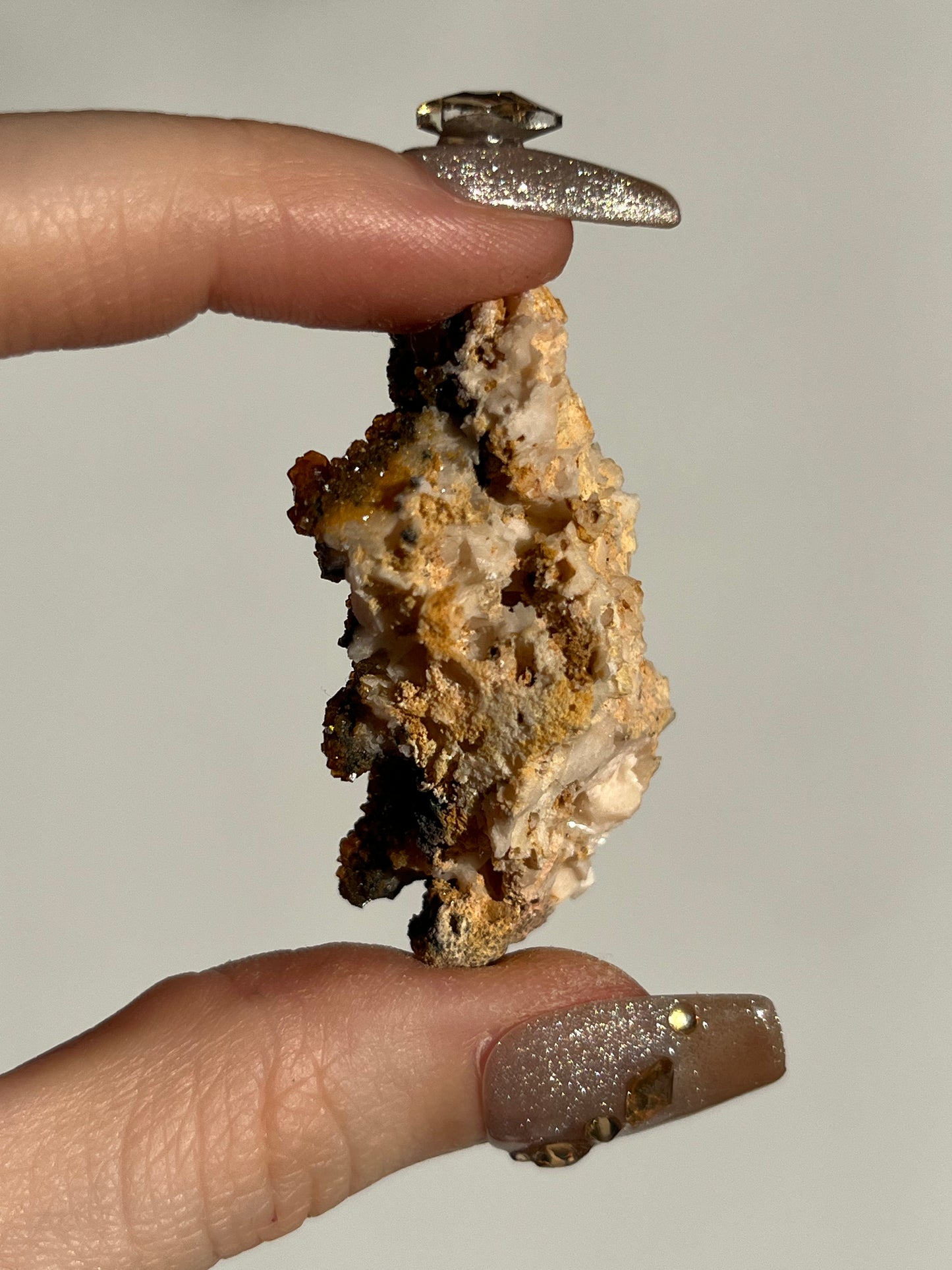 Vanadinite on Barite Specimen I