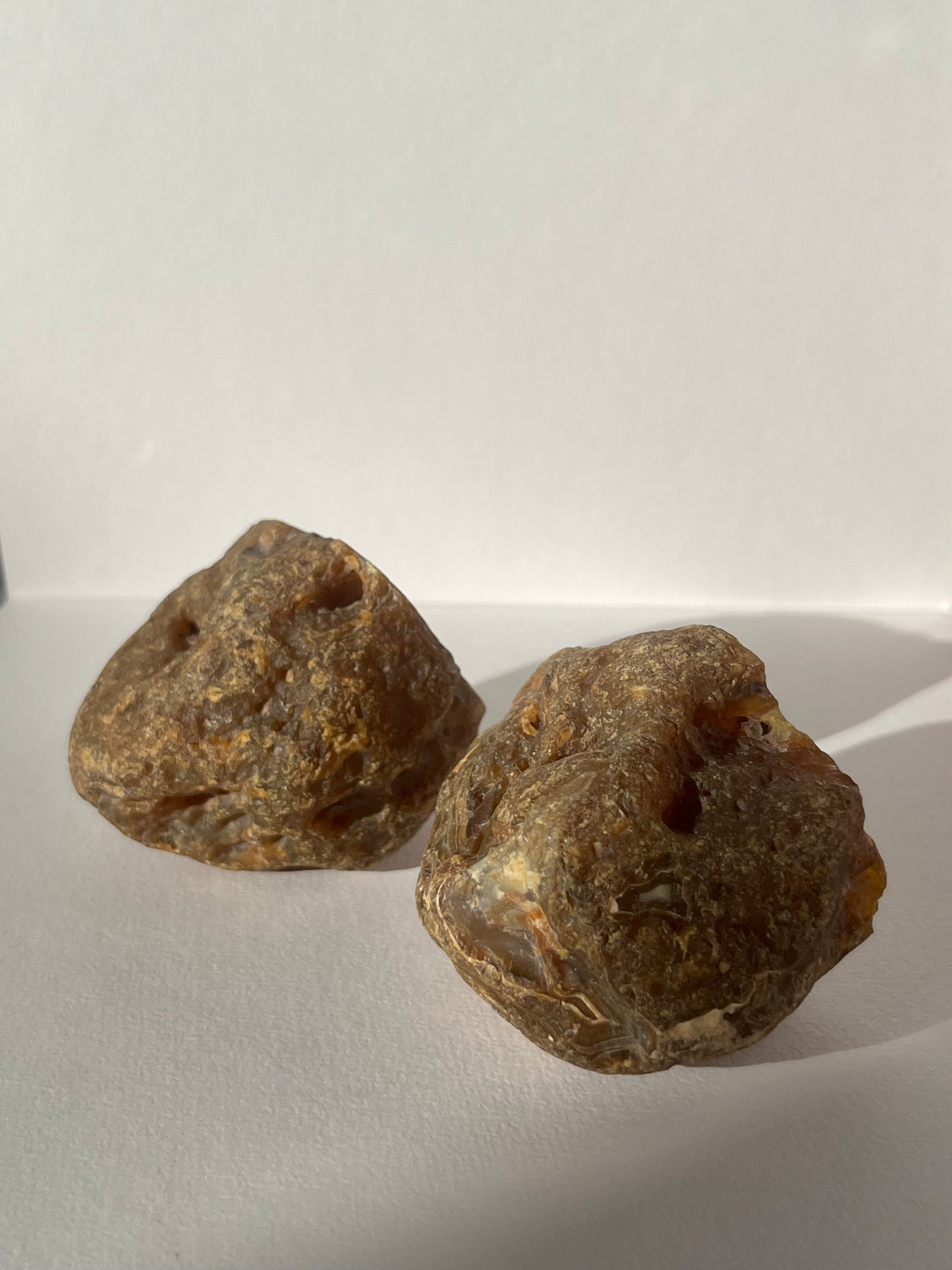 "Silhouette" West Indonesian River Agate with Parallax Effect Pair A (Collector's Choice)