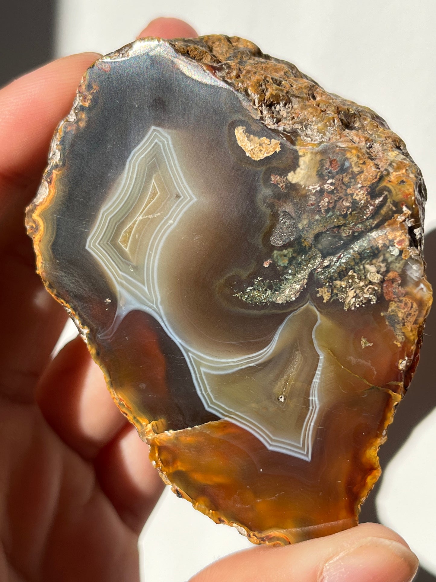 'Mossy Sepulchre' West Indonesian River Agate Pair P