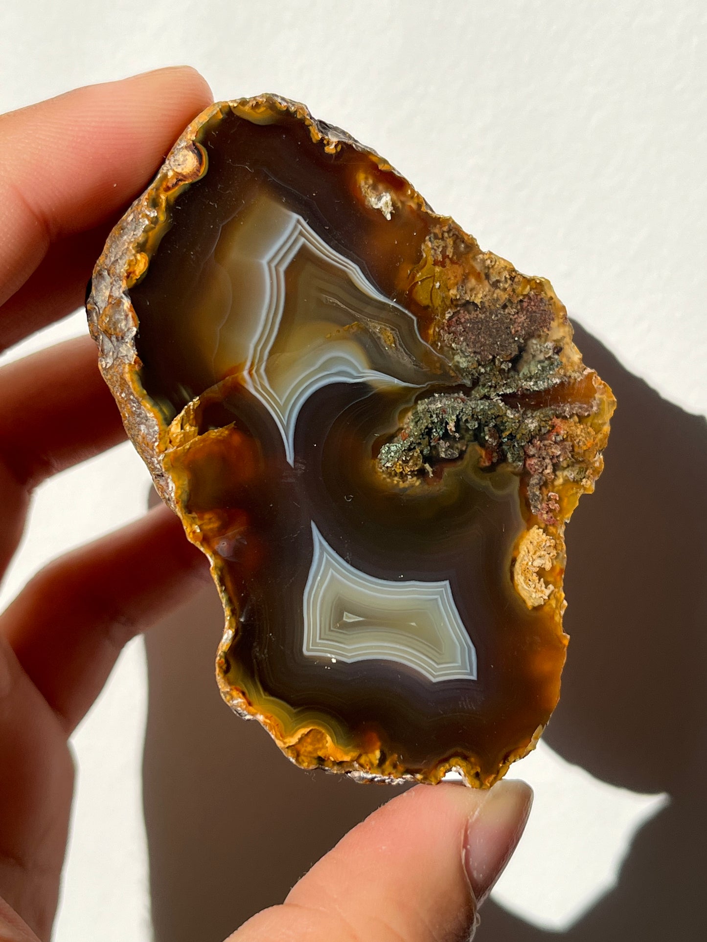 'Mossy Sepulchre' West Indonesian River Agate Pair P