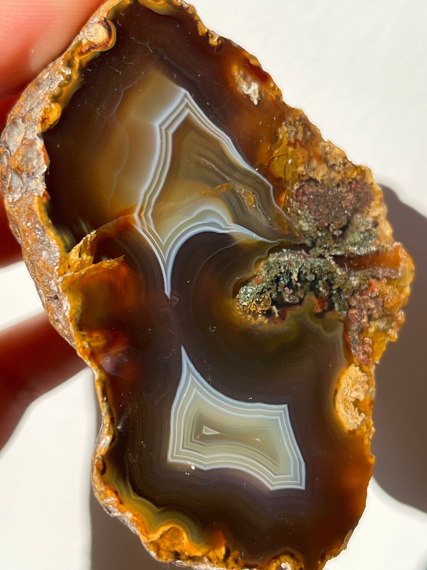 'Mossy Sepulchre' West Indonesian River Agate Pair P