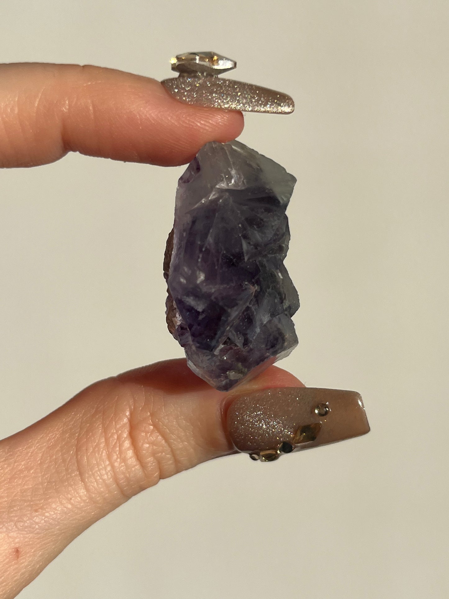 Yaogangxian Chlorite Phantom Purple Fluorite with Muscovite Specimen I