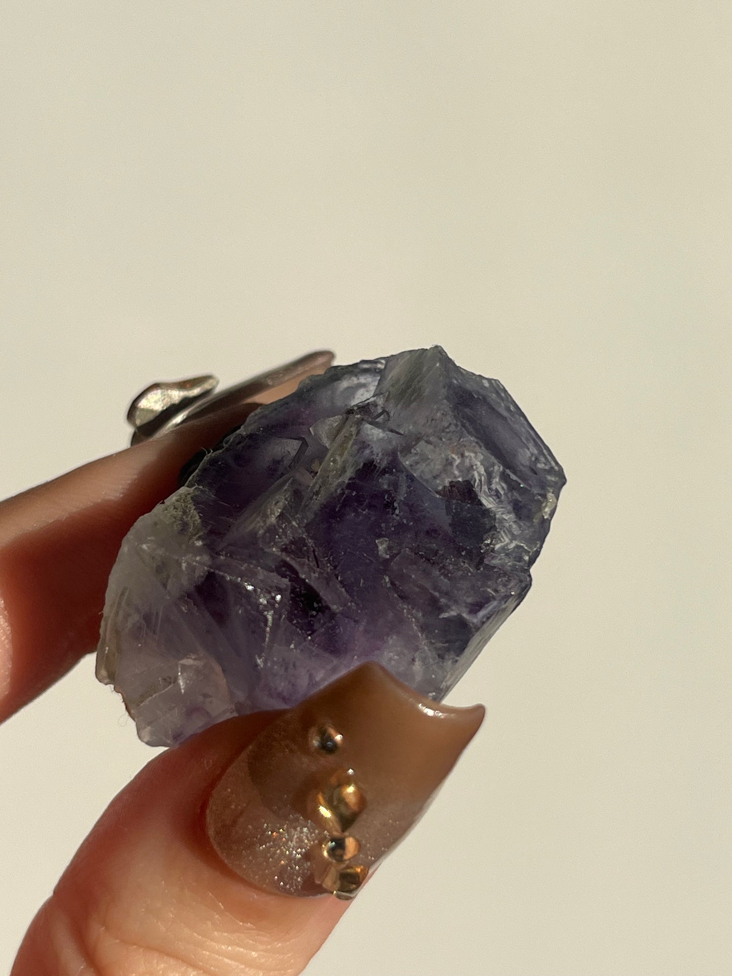 Yaogangxian Chlorite Phantom Purple Fluorite with Muscovite Specimen I