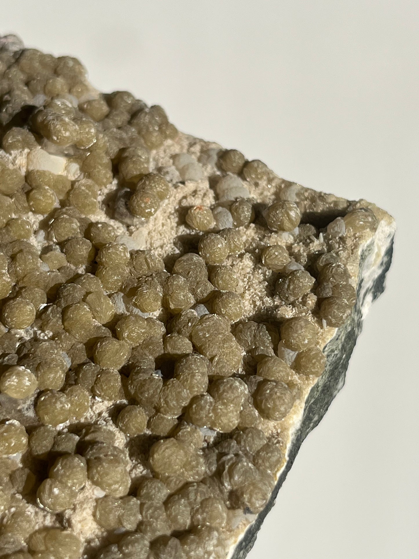 Yellow Gyrolite with Prehnite and Mordenite Specimen B