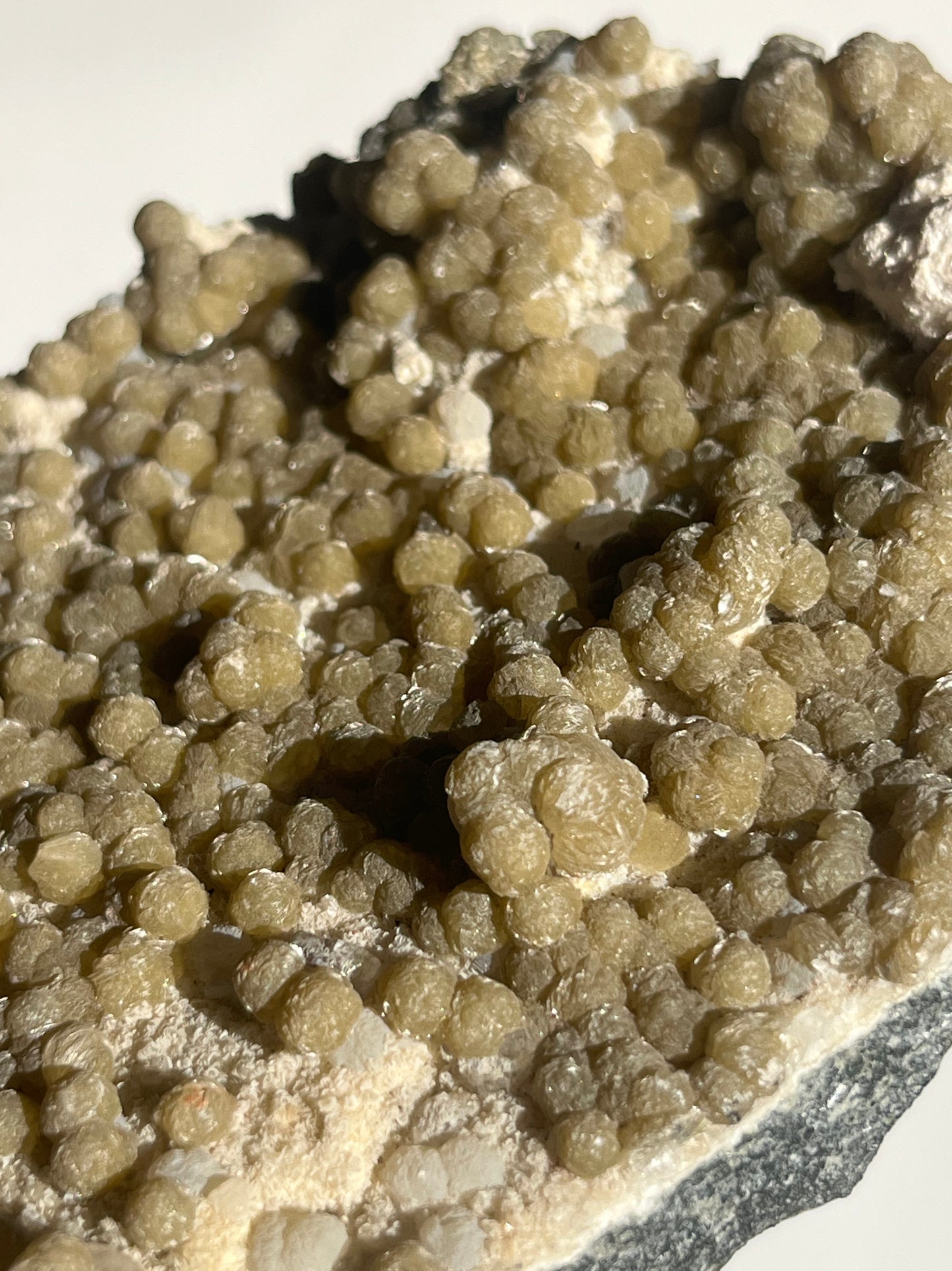 Yellow Gyrolite with Prehnite and Mordenite Specimen B