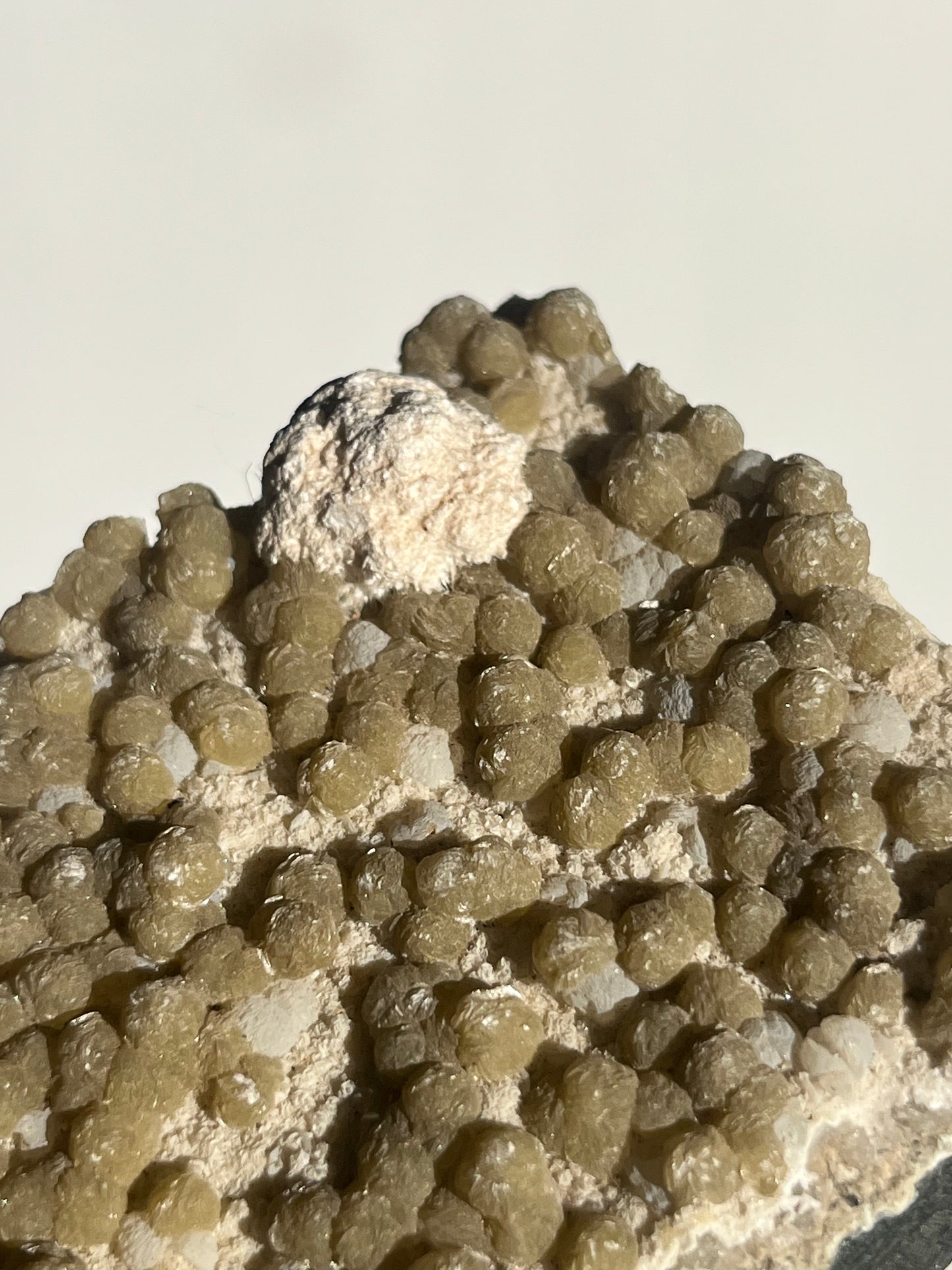 Yellow Gyrolite with Prehnite and Mordenite Specimen C