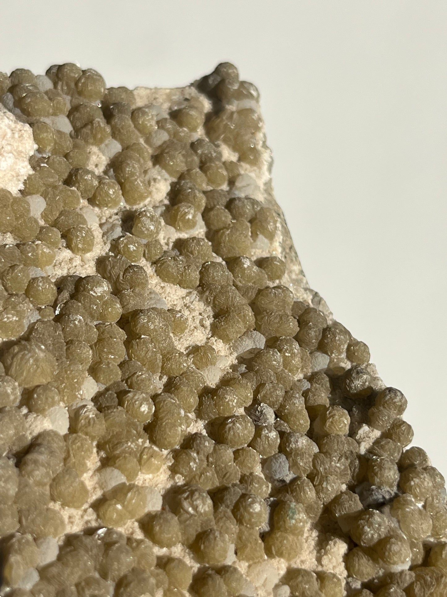 Yellow Gyrolite with Prehnite and Mordenite Specimen C