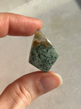 Load image into Gallery viewer, Danau Agate with Green Moss Kite &amp; Sector Cabochon (You Choose)
