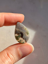 Load image into Gallery viewer, Danau Agate with Green Moss Teardrop Cabochon (You Choose) #2
