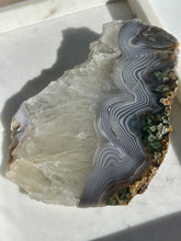Load image into Gallery viewer, Danau Agate with Green Moss &amp; Quartz Slab #2
