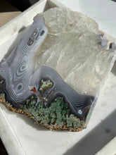 Load image into Gallery viewer, Danau Agate with Green Moss &amp; Quartz Slab #5

