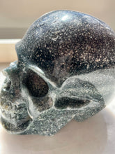 Load image into Gallery viewer, Hand Carved Grape Agate Skull Carving #4
