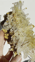 Load and play video in Gallery viewer, “Defying Gravity” Mango Quartz Cluster on Siderite Matrix (Large Cabinet Specimen)
