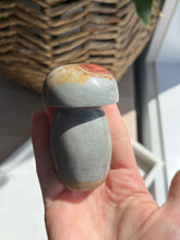 Load image into Gallery viewer, Polychrome Jasper Mushroom Carving #3
