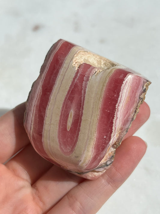 Rare 1980s Rhodochrosite Specimen #47