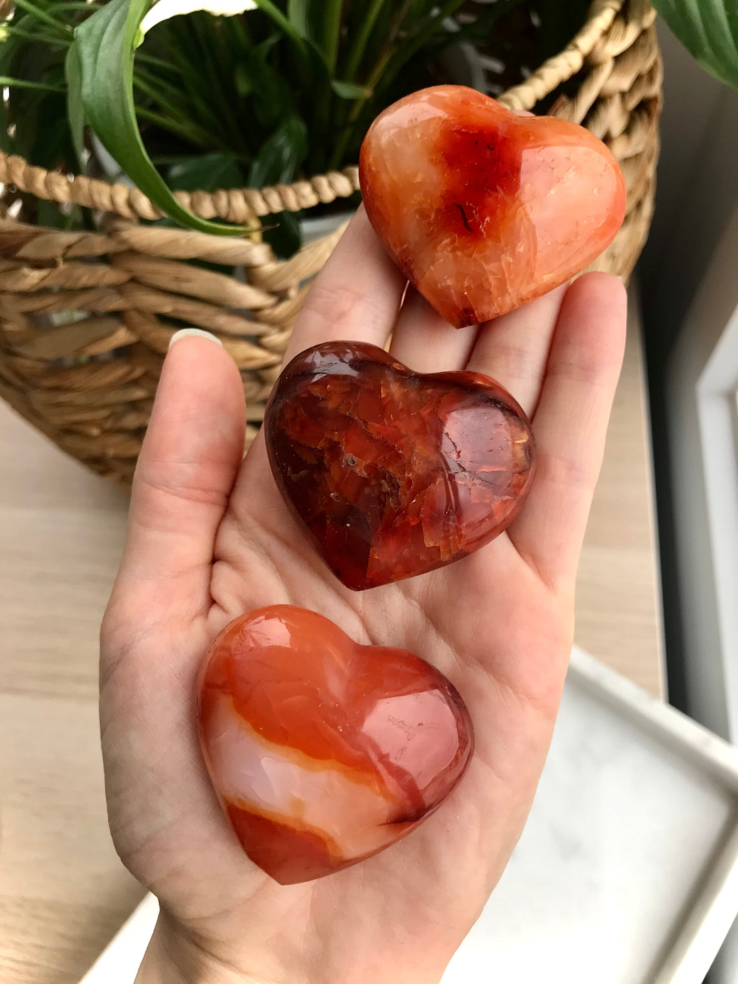 Carnelian Heart 4cm (Intuitively Chosen)