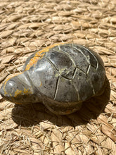 Load image into Gallery viewer, Bumblebee Jasper Turtle Carving
