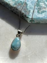 Load image into Gallery viewer, ‘Eternal’ Larimar Sterling Silver Pendant #7
