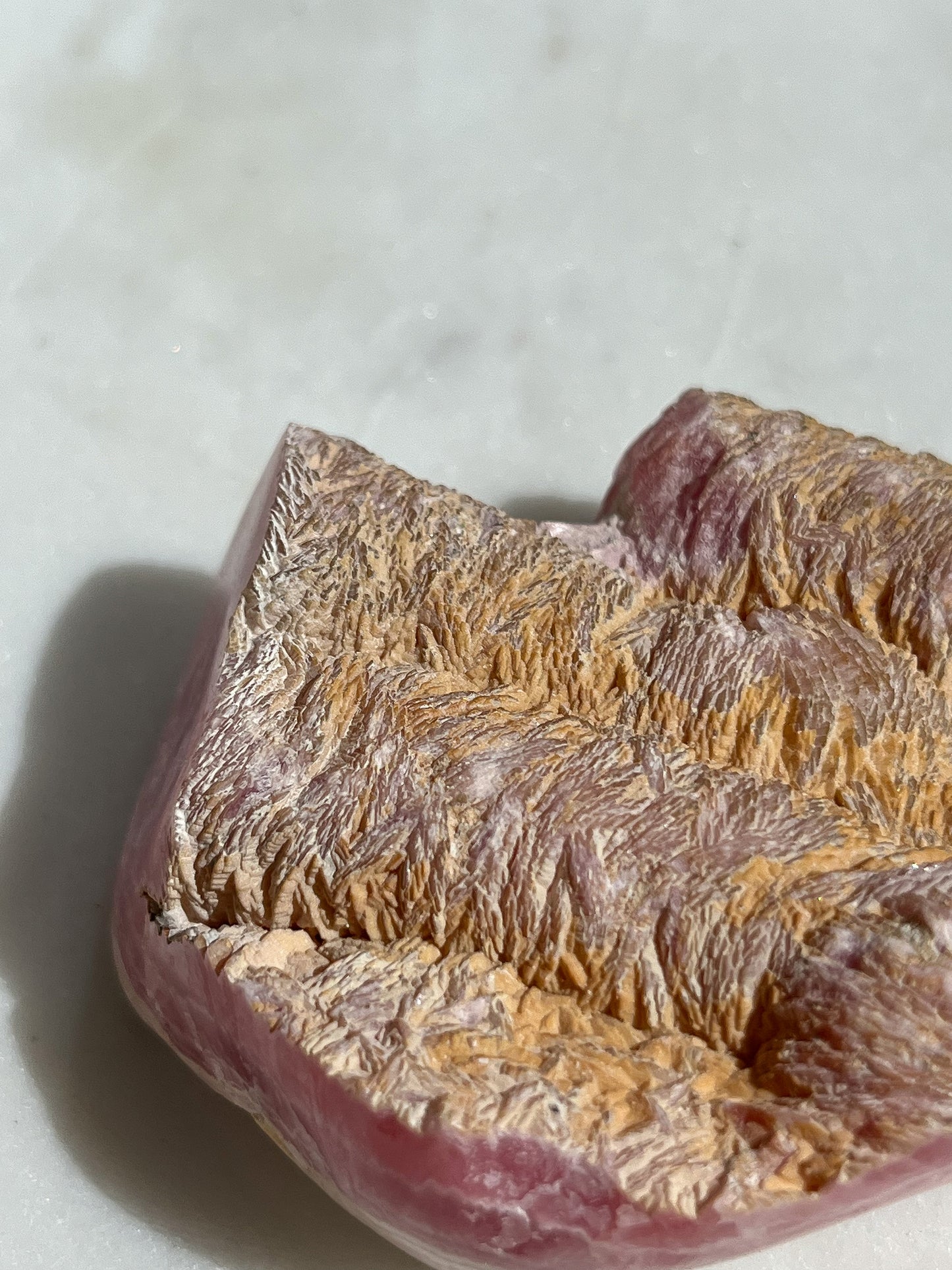 Raro espécimen de estalactita de vena Ortiz de Rodocrosita de la década de 1980 #44