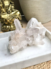 Load image into Gallery viewer, 1.4kg Clear Quartz Crystal Cluster
