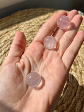 Load image into Gallery viewer, Star Rose Quartz Mini Sphere
