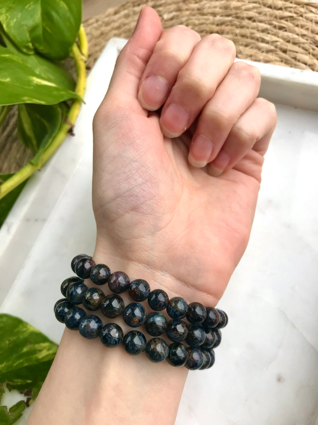 High Grade Pietersite Bracelet (8mm bead size)