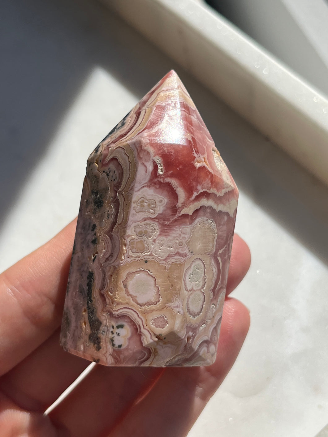 ‘Serle’ Chunky Rhodochrosite Tower #4