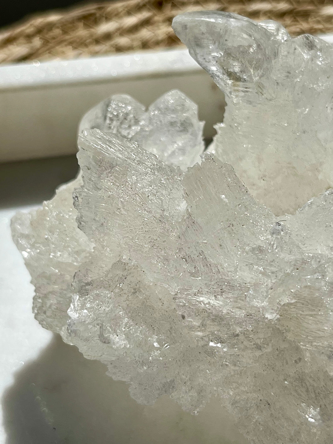 Skardu Etched Selenite Cluster #3