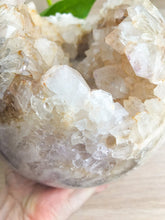 Load image into Gallery viewer, XXL Pink Amethyst Sphere w/Lilac Amethyst &amp; Hematoid Inclusions
