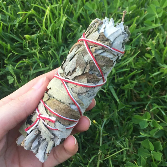 Paquete de limpieza orgánico de lavanda y salvia blanca