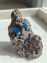 Load image into Gallery viewer, Cavansite Specimen on Zeolite-Basalt Matrix #52
