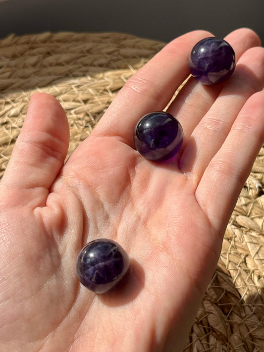 Dark Purple Amethyst Mini Sphere